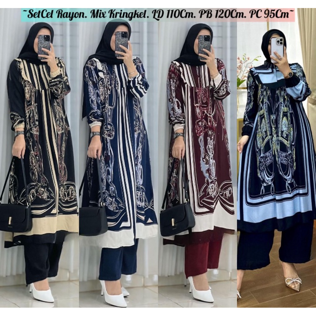 SETCEL RAYON MIX KRINGKEL