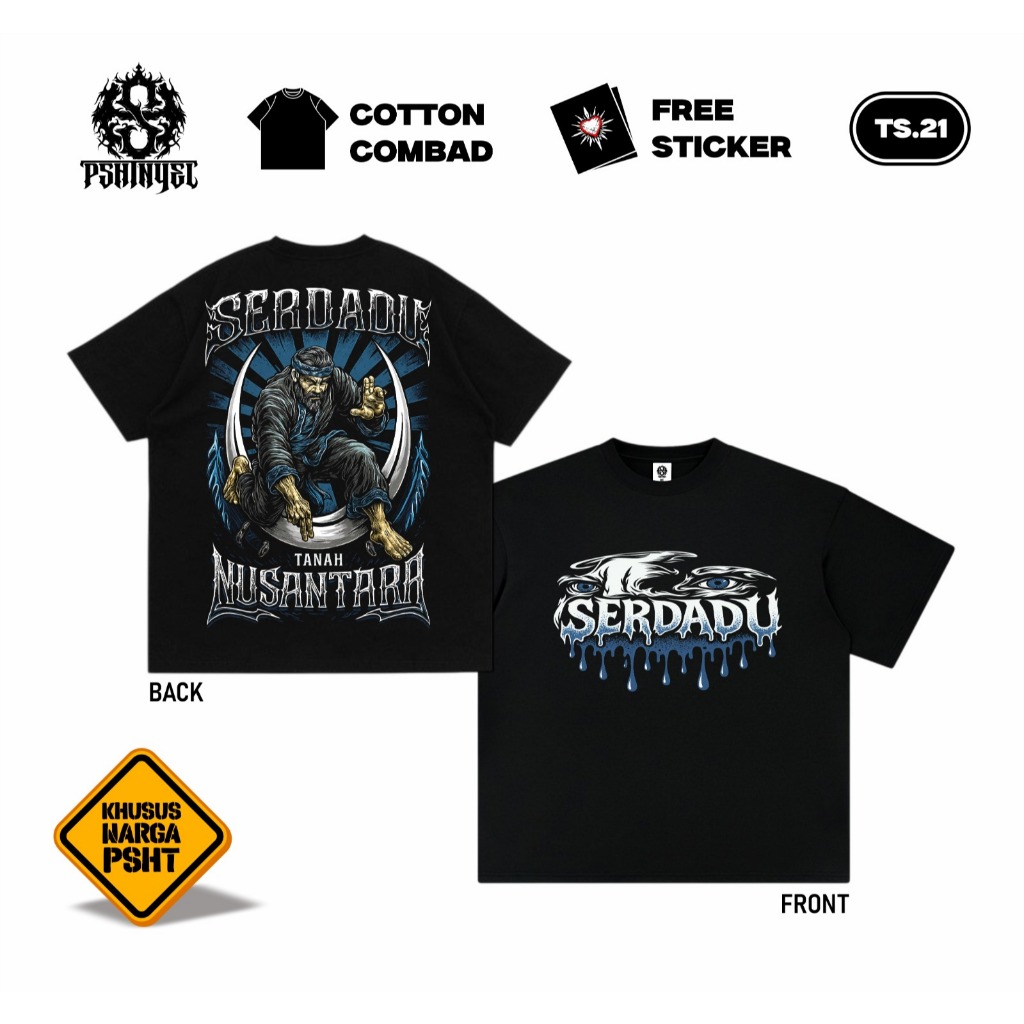 Kaos Serdadu Psht Original PSHTNYEL Desain Terbaru Tanah Nusantara