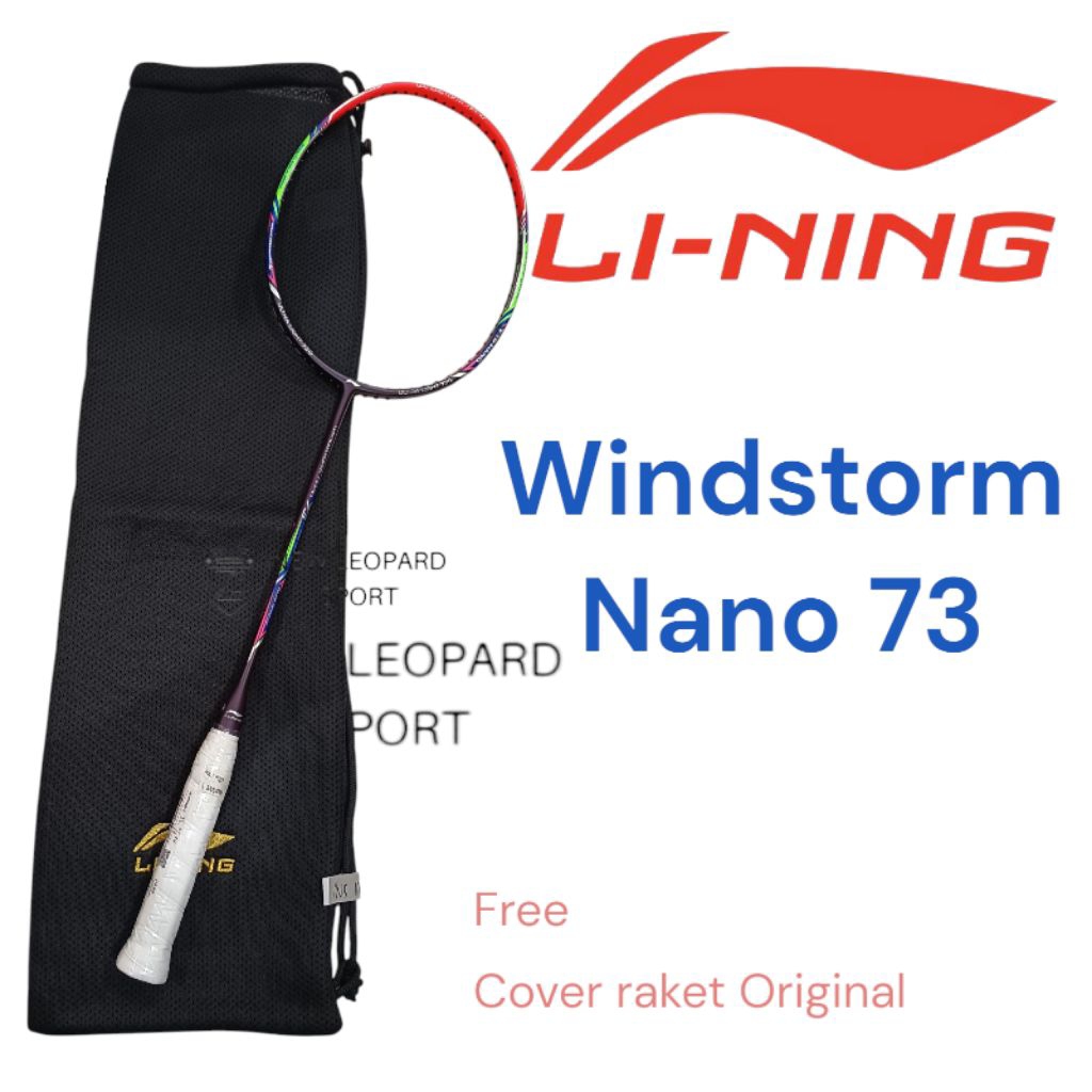 Raket Badminton Lining Windstorm Nano 73 / Raket Badminton Lining original