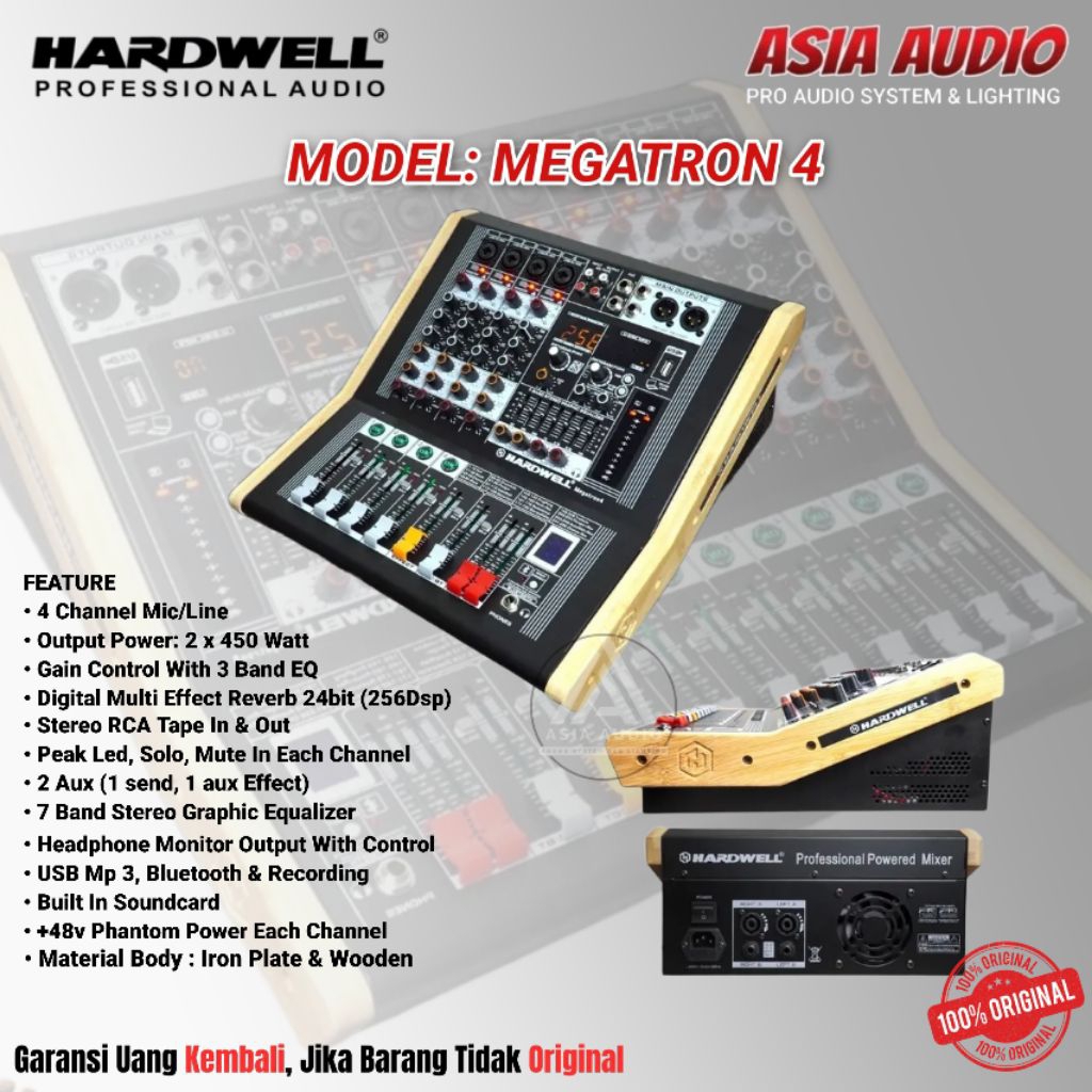 MIXER POWER HARDWELL MEGATRON 4