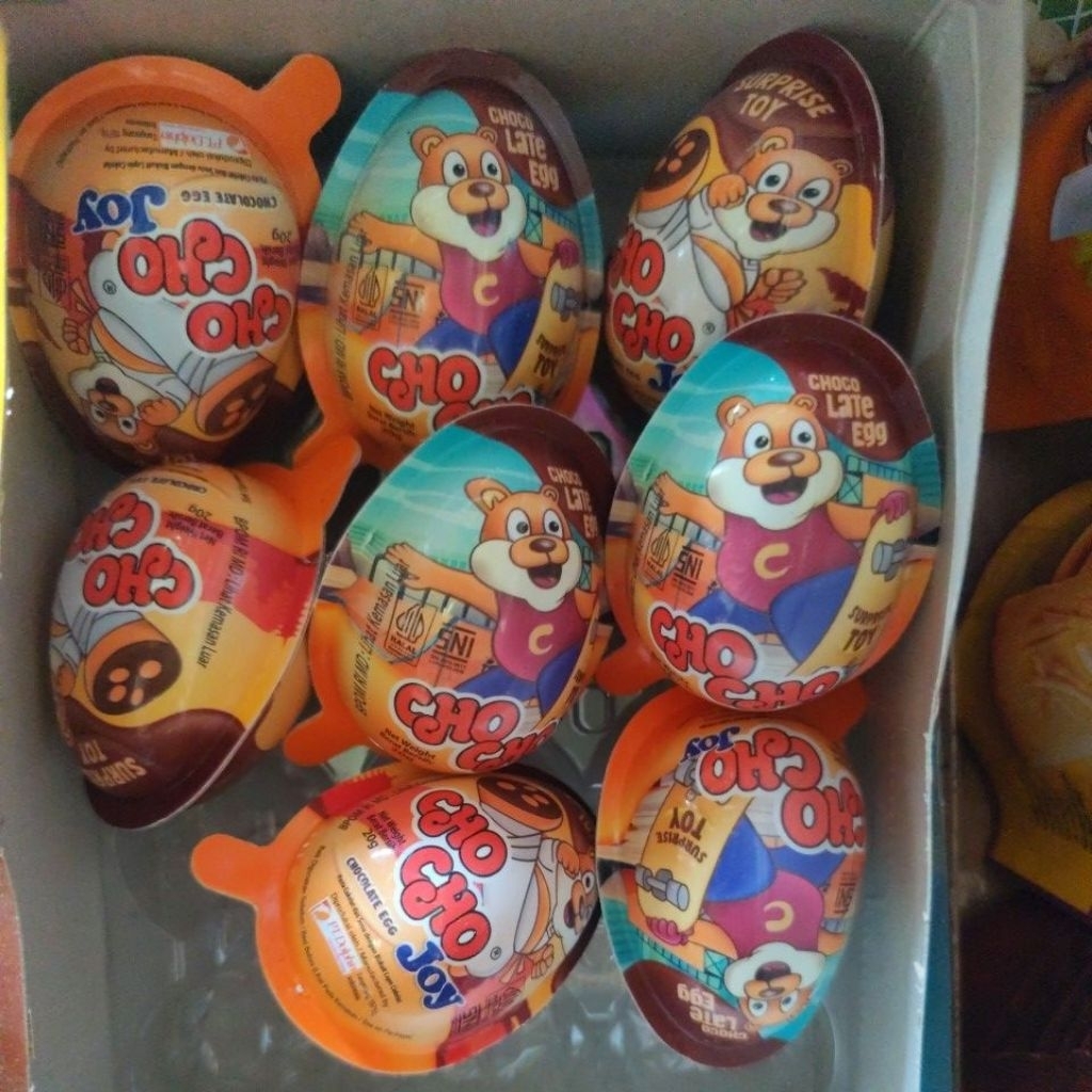 1 pc coklat choco telur hadiah mainan didalam egg surprise