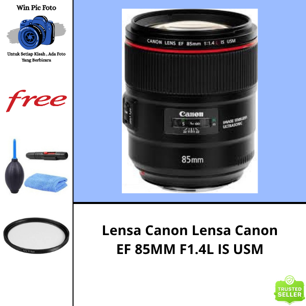Lensa Canon EF 85mm f1.4L IS USM