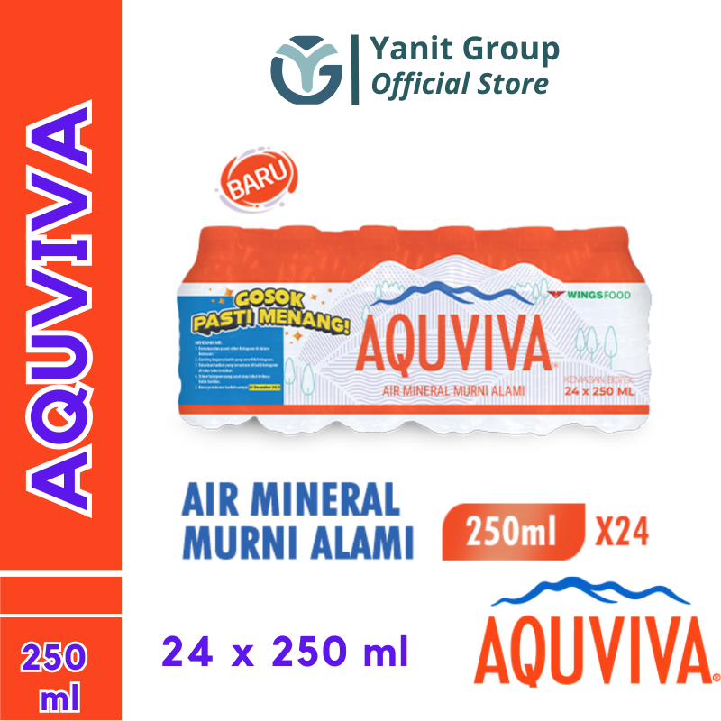

Air Mineral Aquviva 250 ml 1 Pack Isi 24 Botol