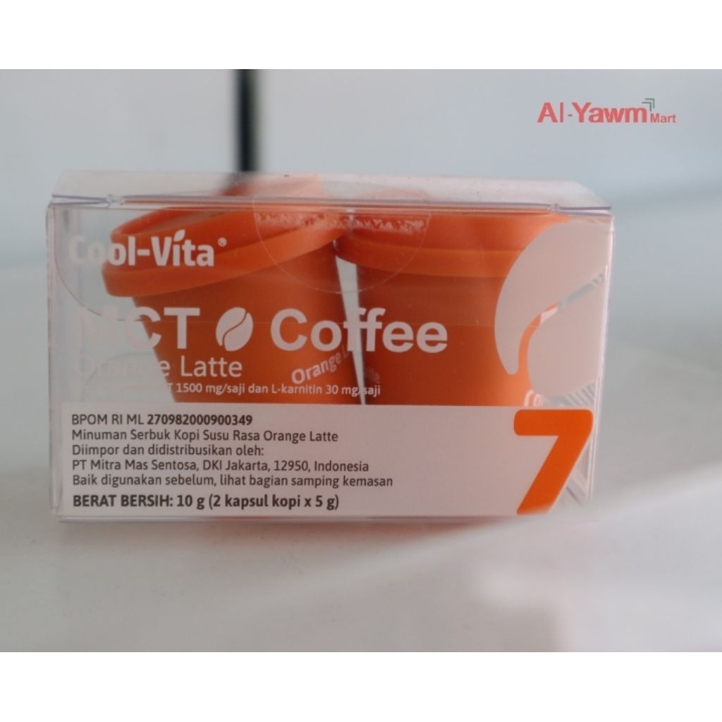 

Cool-Vita MCT Coffee Capsule Orange Latte