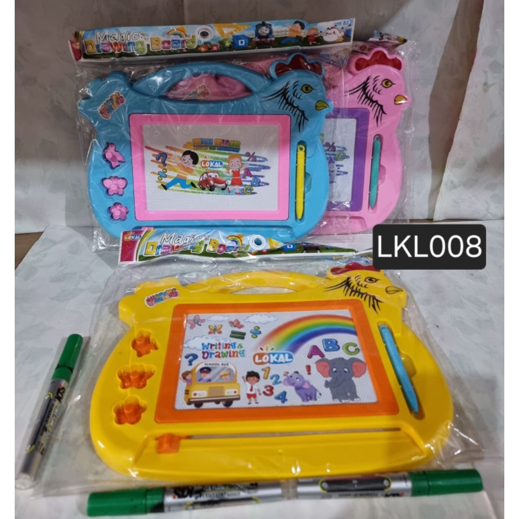

PAPAN TULIS ANAK SEGI DRAWING BOARD//AYAM//TIGER//KERETA API