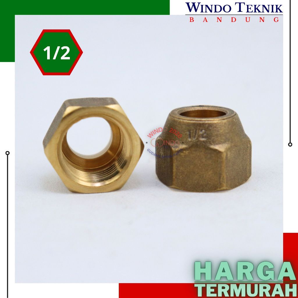 NUT NEPEL AC 1/2 | DOUBLE NEPEL | NAT NEPEL PIPA AC | NAT AC | NEPEL AC 1/2PK - 5OK I DOBEL NEPEL AC