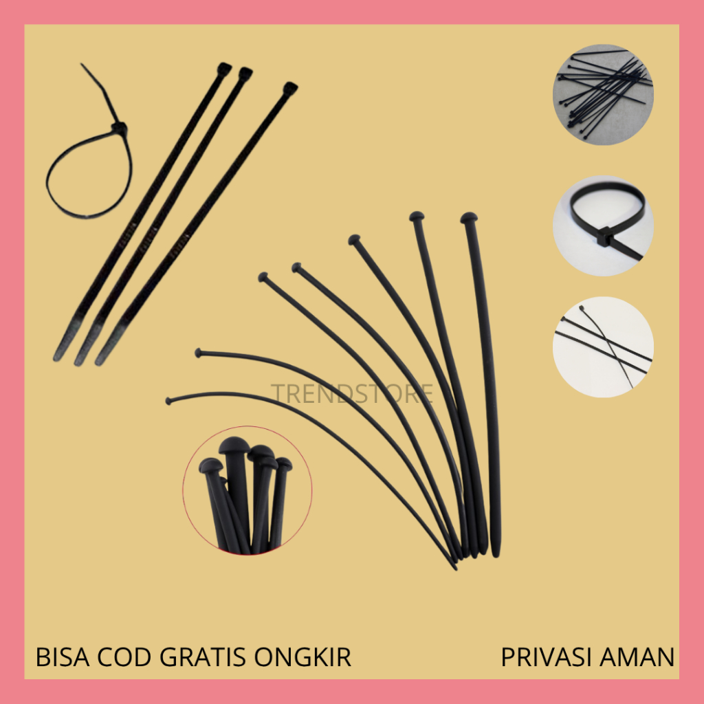 

GARANSI! Kabel Ties / Kabel Tis Warna Hitam Termurah Tali Pengikat Ready Stock