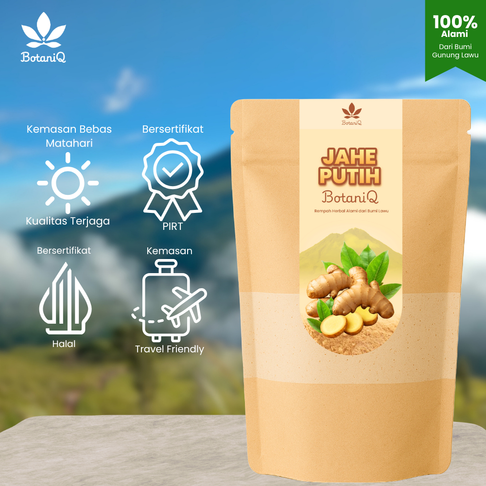 

BotaniQ - Jahe Putih Bubuk Murni