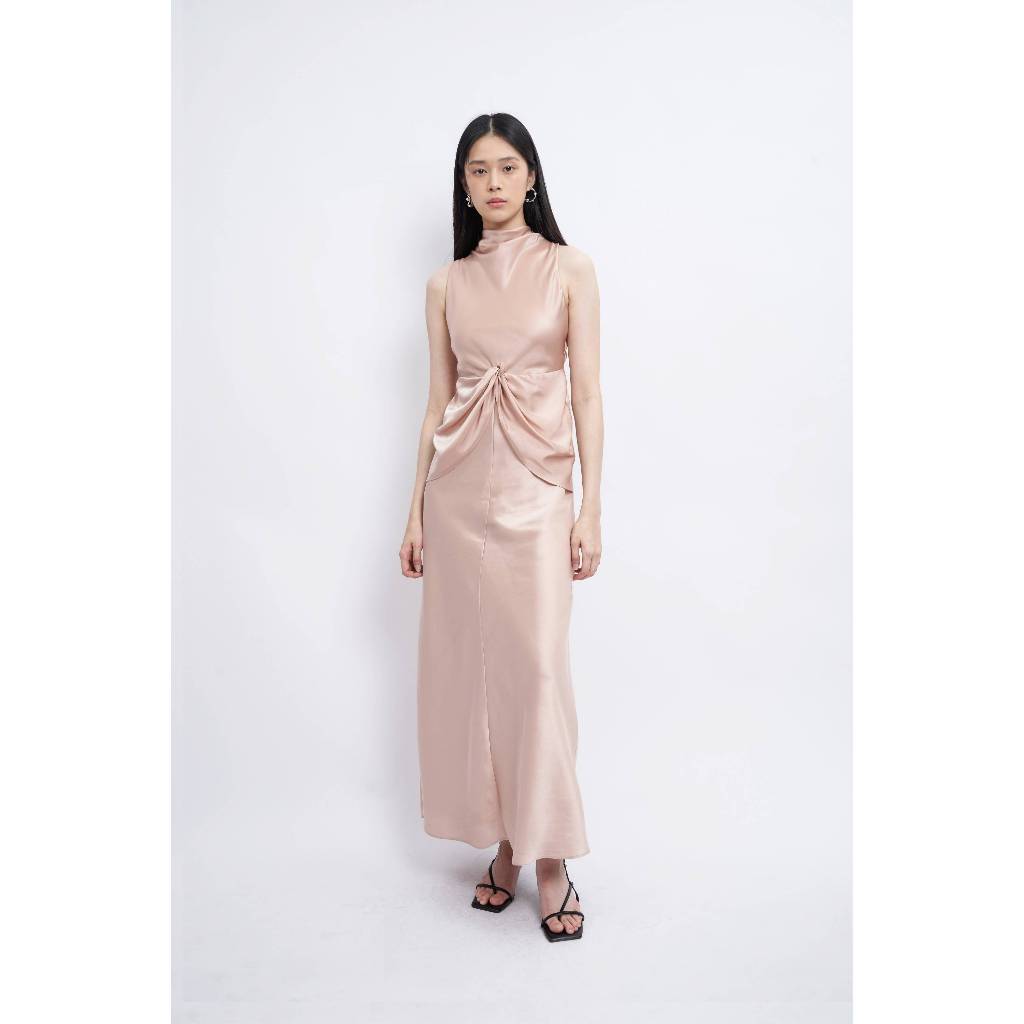 PAFON Solis Dress - Champagne