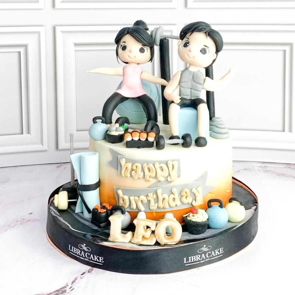 

Kue Ulang tahun/Birthday Cake/Kue ultah tema Gym/Gym Cake/Kue Birthday Gym