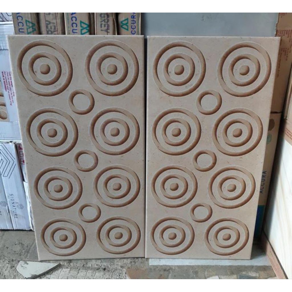 keramik dinding 30x60 signature - Norway deco beige