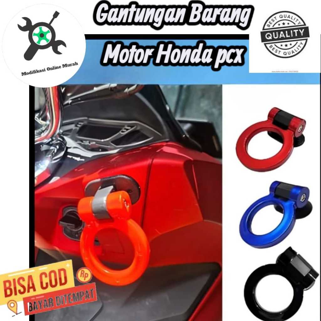 MODIFIKASI - Gantungan Barang Motor Honda PCX 150 PCX 160 / Cantolan Barang Motor PCX TERLARIS