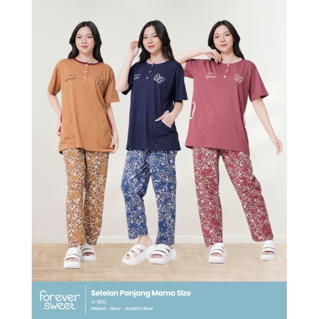 BABYDOLL FOREVER SWEET V-800 CP PANJANG MAMA SIZE
