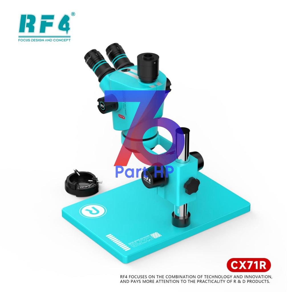 Mikroskop RF4 RF-CX71R 6.5-65X Ergonomic Design Trinocular Stereo Microscope with Big Aluminum Alloy