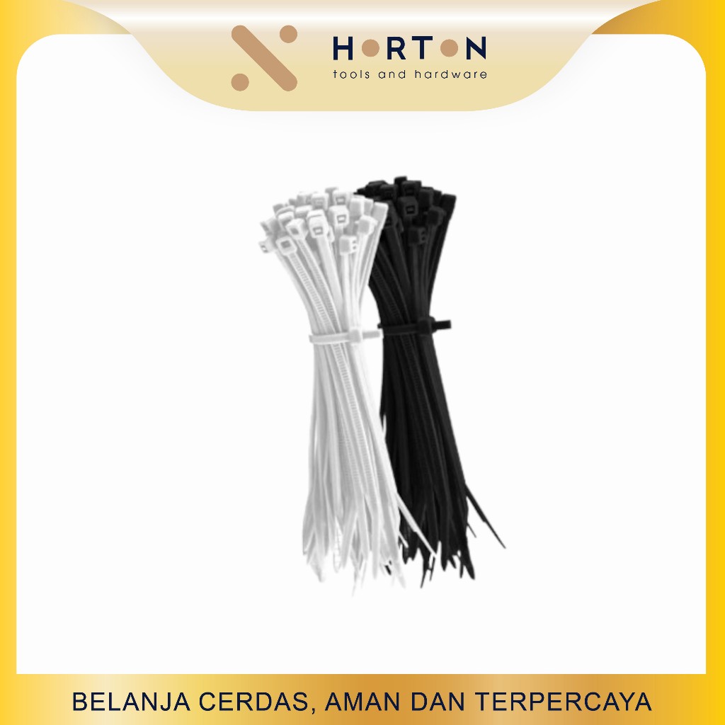 Hasston Kabel Ties / Cable ties / Ikat Kabel / Nylon Cable Ties 3 x 100 (4580)