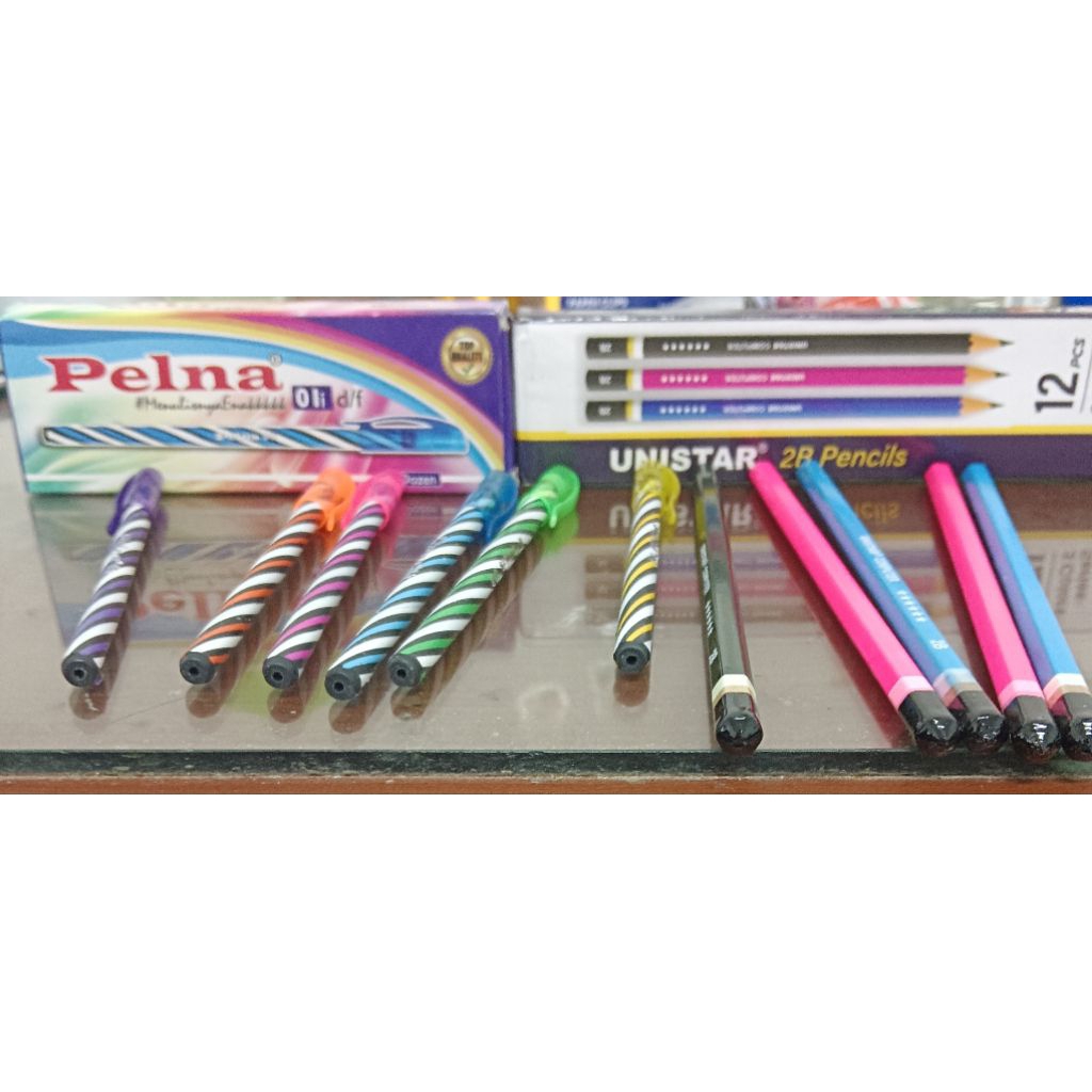 

Paket bolpoint dan pensil 2b isi 24