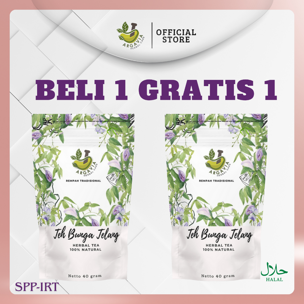 

‎Teh Herbal Telang Butterfly Pea | Warna Cantik, Rasa Sehat