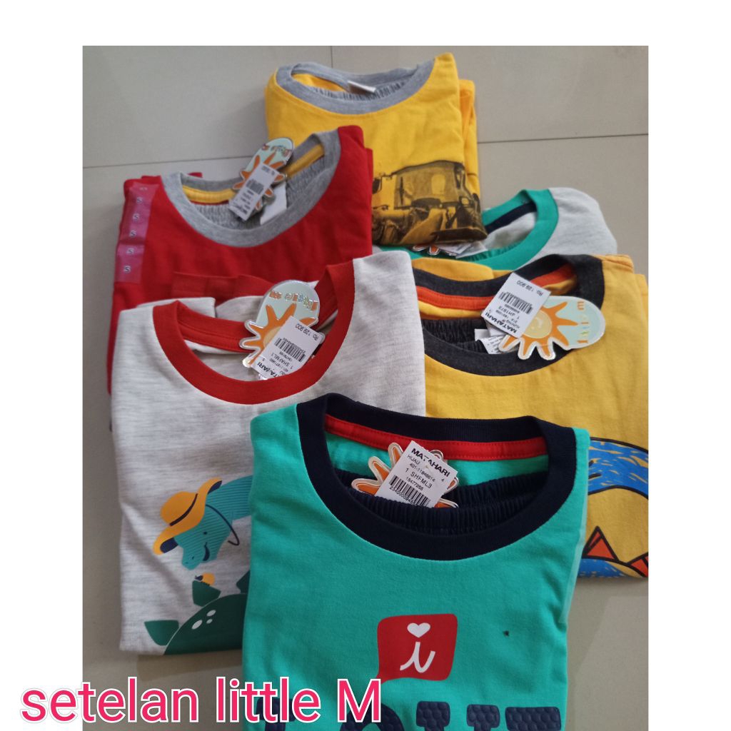 set/setelan Little M anak boy