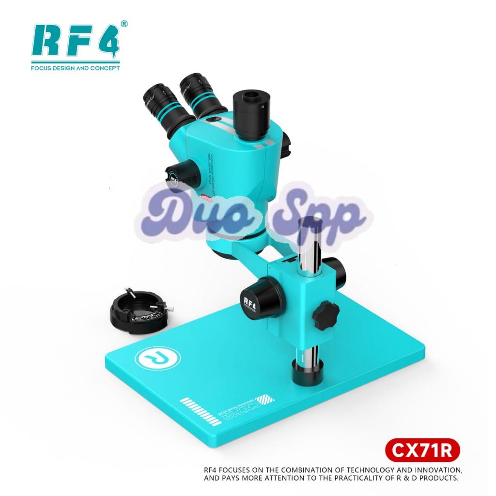 Mikroskop RF4 RF-CX71R 6.5-65X Ergonomic Design Trinocular Stereo Microscope with Big Aluminum Alloy