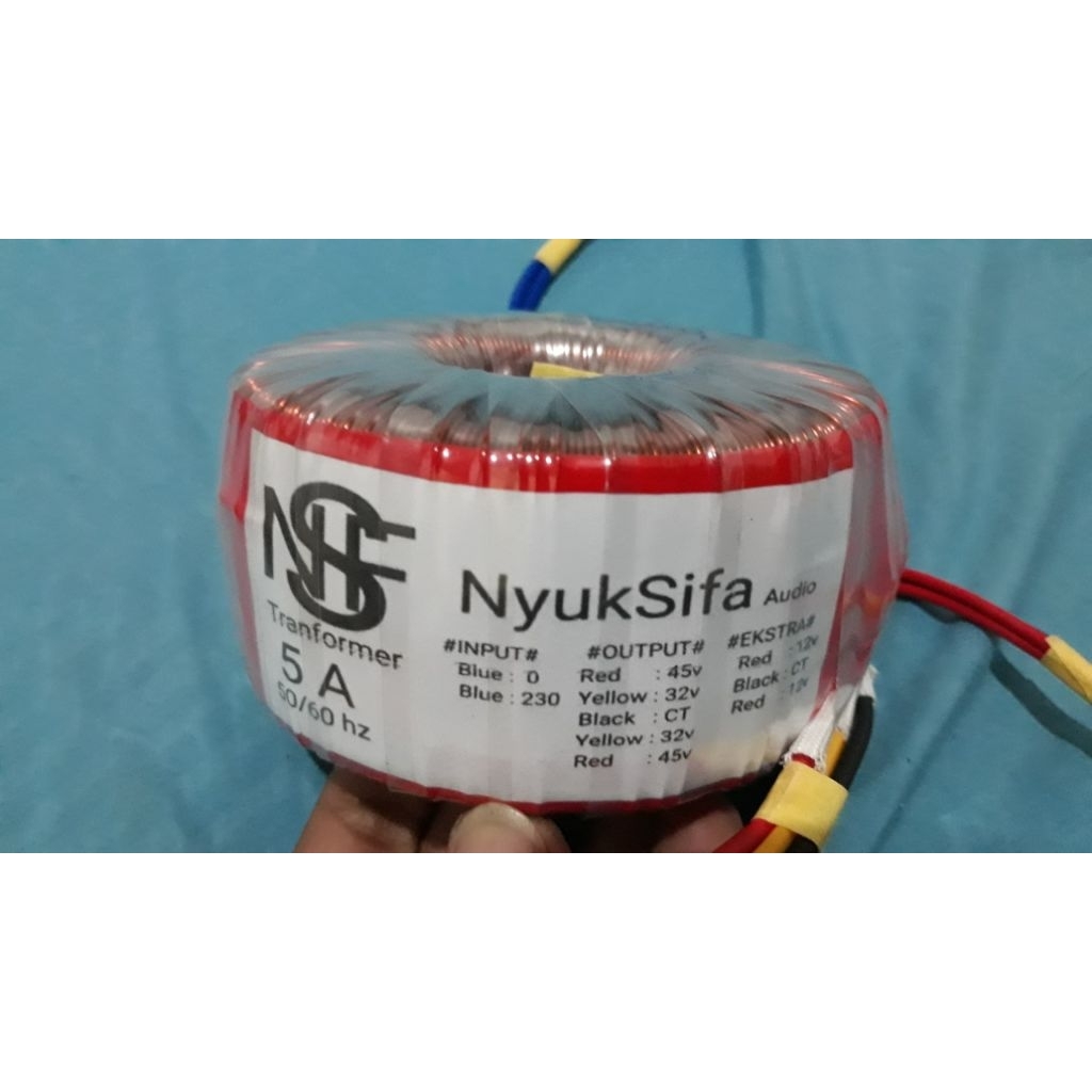 Trafo 5 Amper Ct 32v-45v ekstra Ct 12v