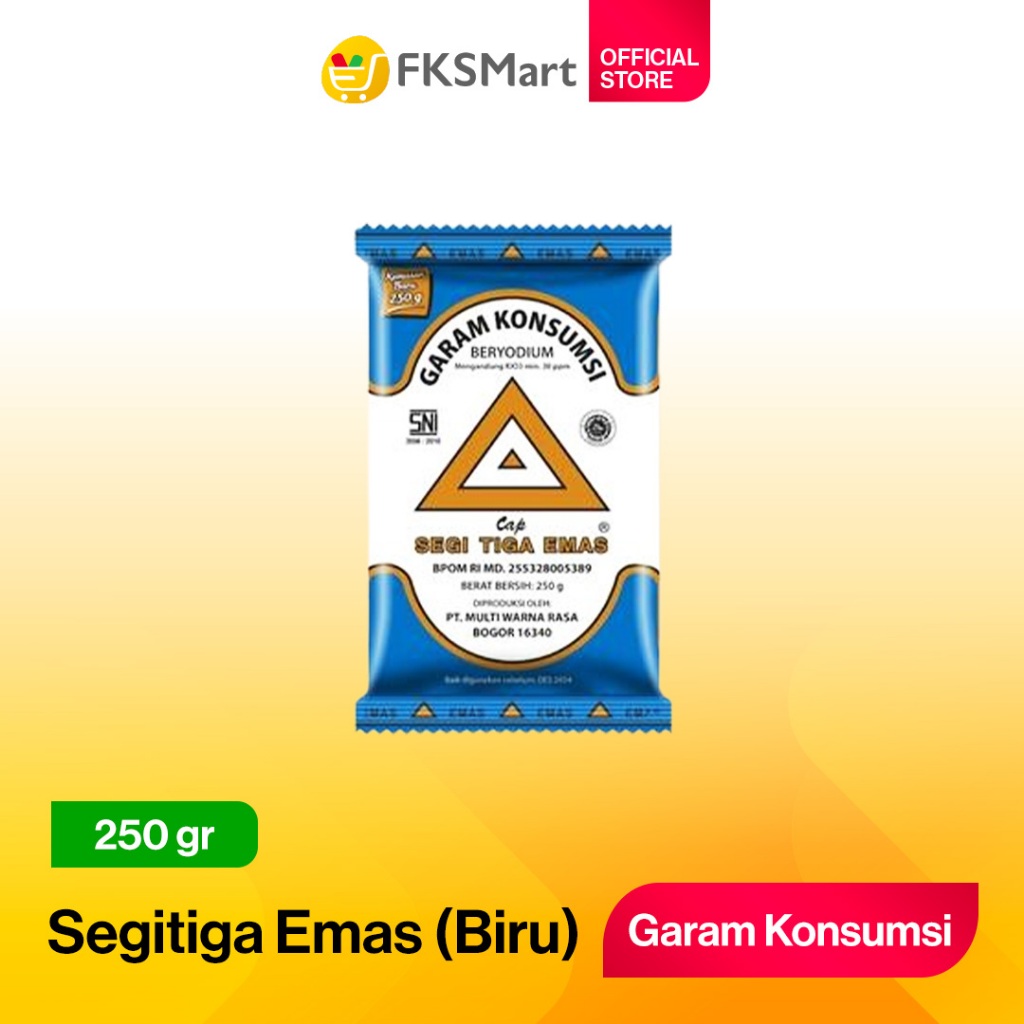 

Garam Segitiga Emas (Biru) 250 gr