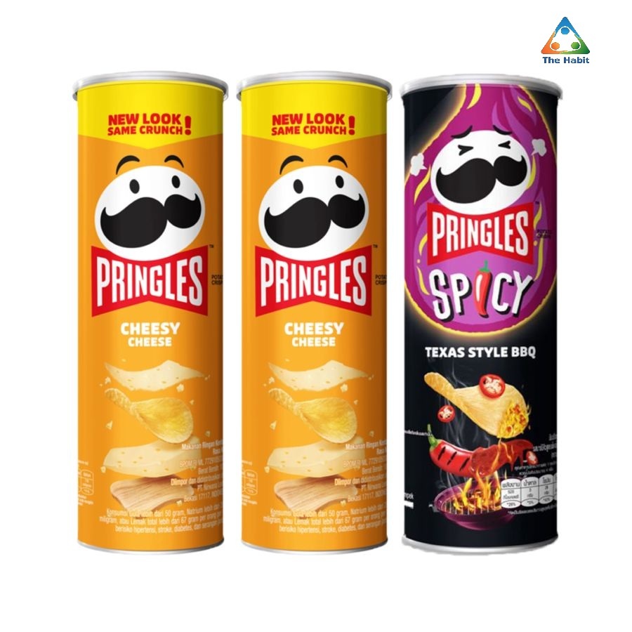 

(The Habit) Pringles Smokey Grilled Steak 102 gr / Snack Pringles 102 gr