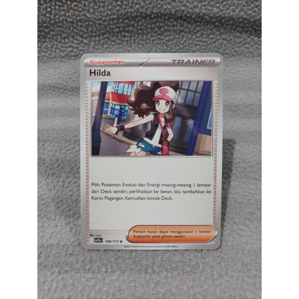 Pokemon indonesia TCG trainer hilda sv11s 168/172 U