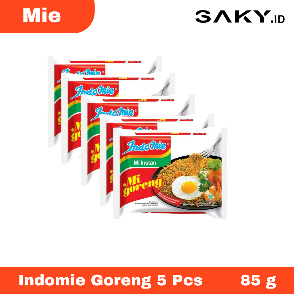 

Paket HEMAT Indomie Goreng Mie Instant Pcs Isi 5