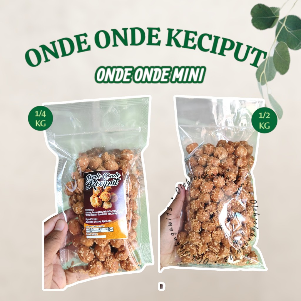 

KUE KECIPUT WIJEN, ONDE ONDE WIJEN , ONDE ONDE KERING , KUE KECIPUT WIJEN