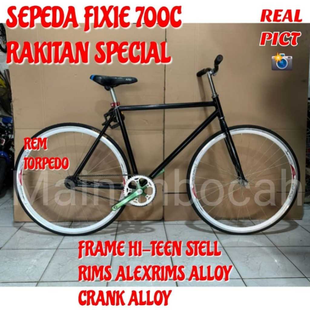 SEPEDA FIXIE PACIFIC FIXIE ALEXRIMS REM TORPEDO BAN RANDOM