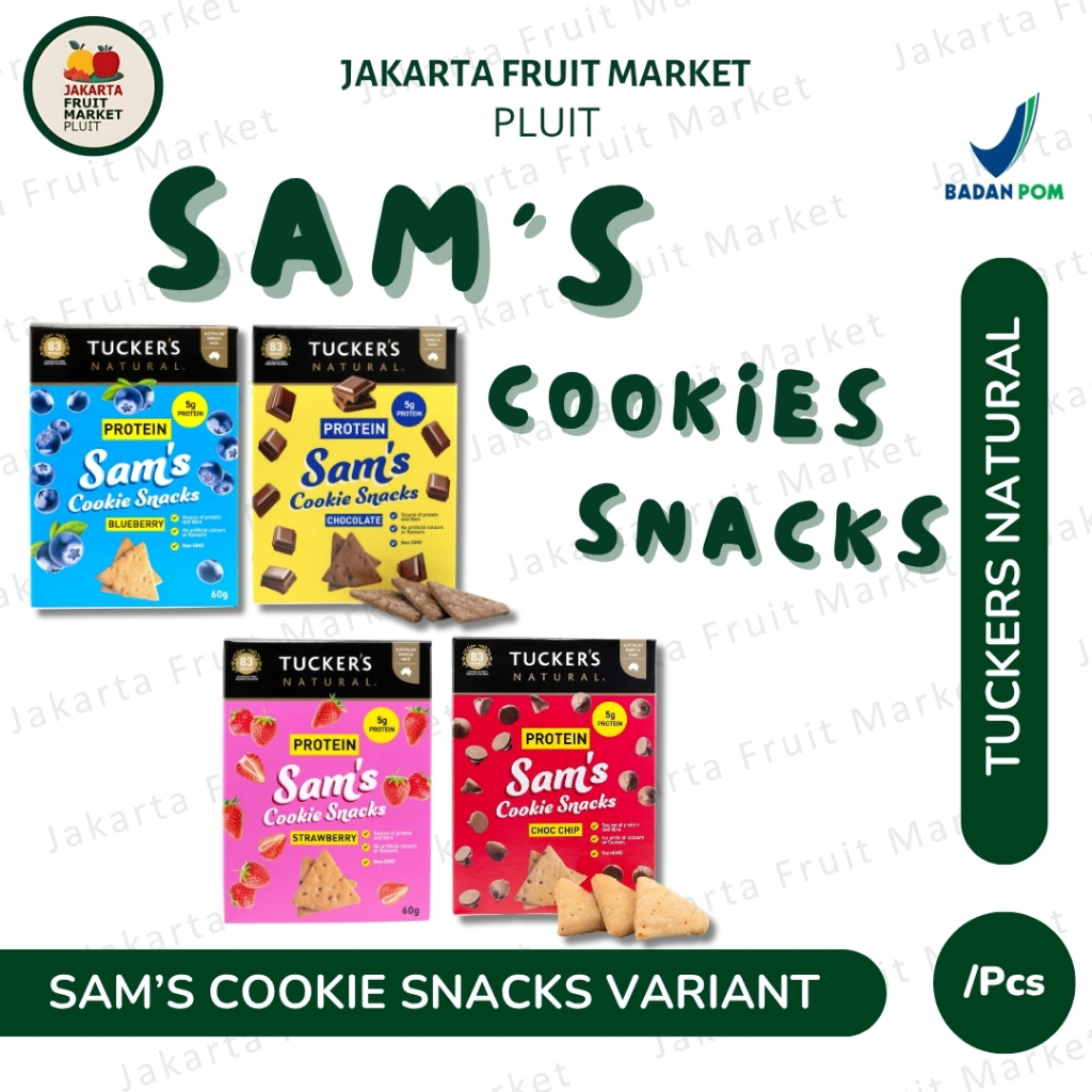 

TUCKERS NATURAL SAM'S PROTEIN COOKIES SNACK VARIANT