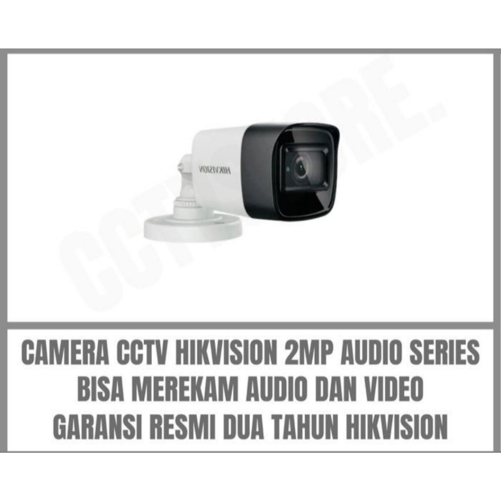 HIKVISION 2MP  CCTV OUTDOOR -2 WAY AUDIO CAMERA CCTV