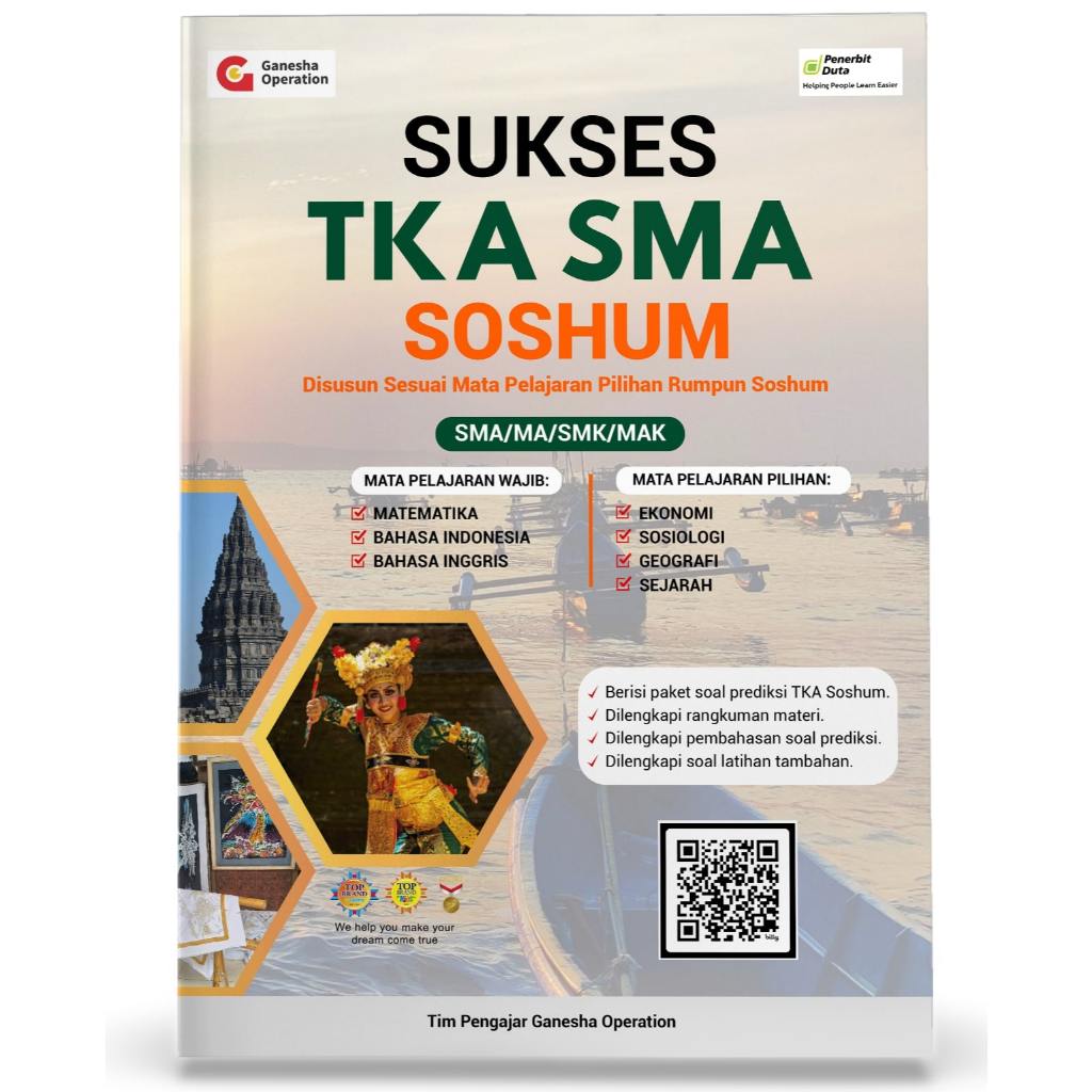 Penerbit Duta SUKSES TKA SMA SOSHUM Ganesha Operation GO