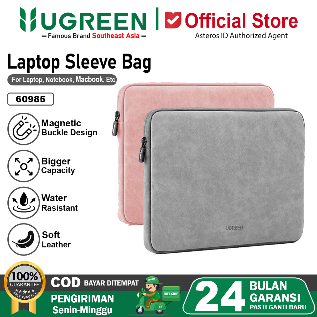 UGREEN Sleeve Case Laptop, Macbook, Notebook 13-16inch PU Leather