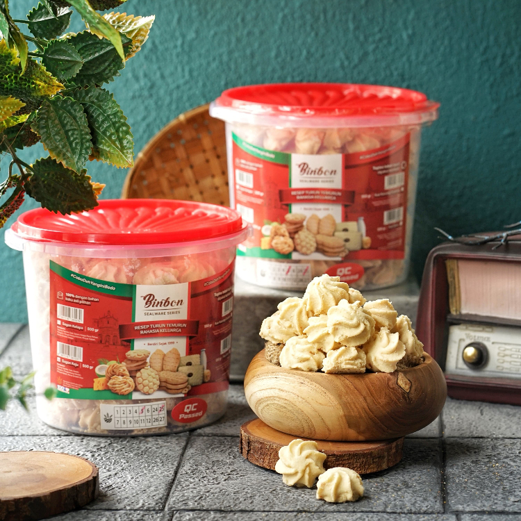 

Binbon Cookies Kue Sagu Keju @500 Gr / Toples Sagu Keju Jadul