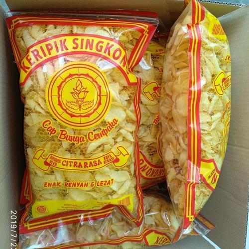 

Kripik Singkong Bunga Cempaka 450gr