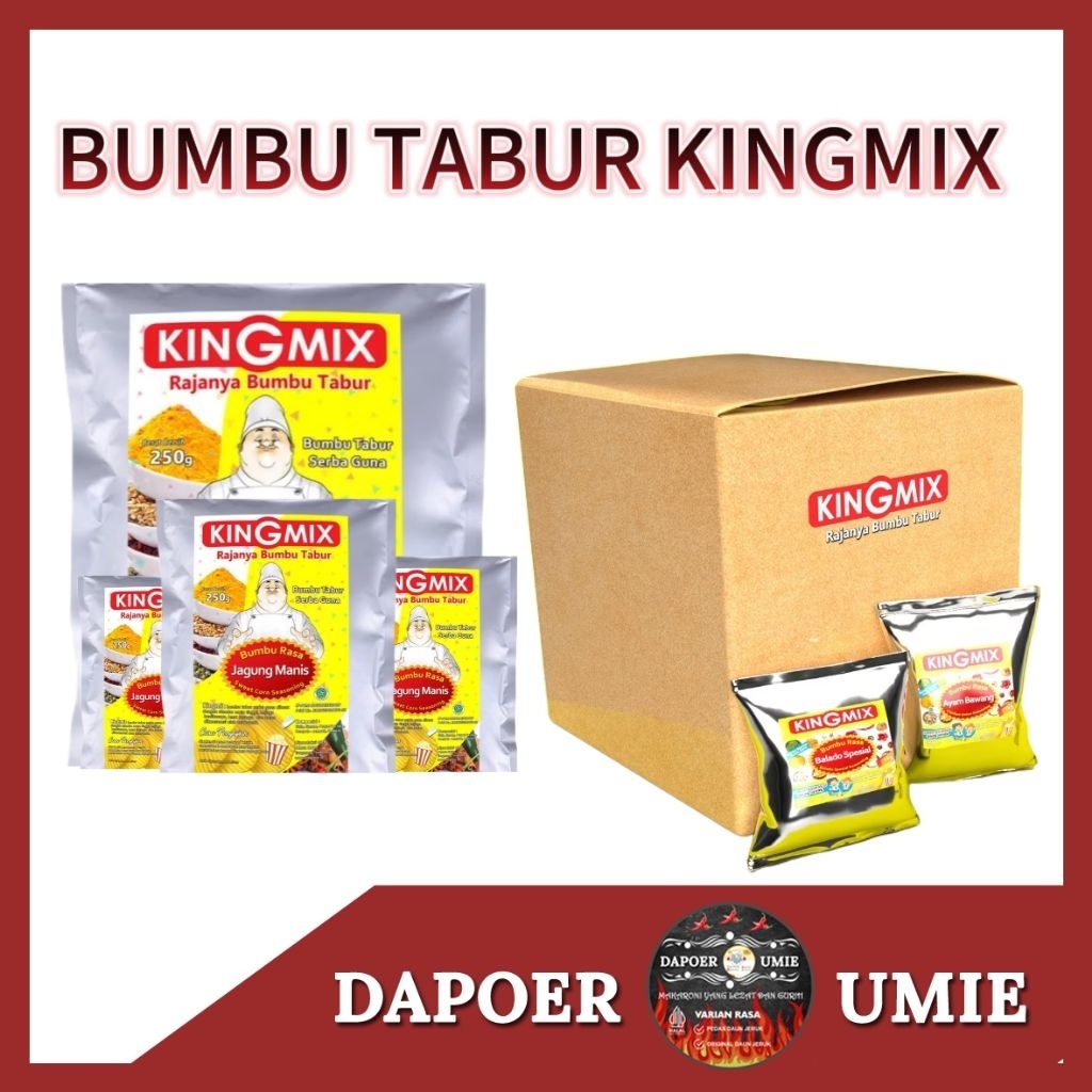 

Bumbu Tabur Jagung Manis Kingmix Premium 100 gr