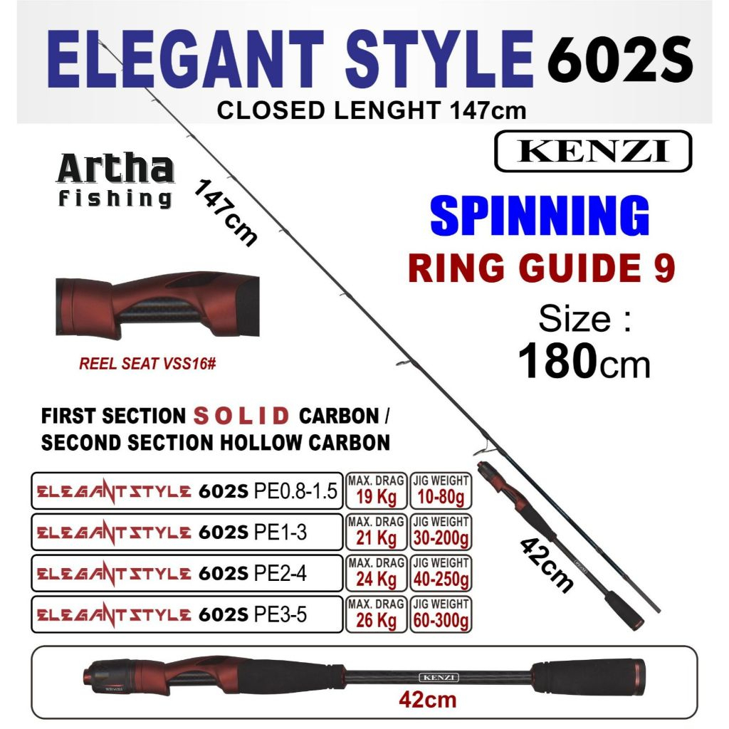 JORAN KENZI ELEGANT STYLE 602 (SPINNING) 180 CM