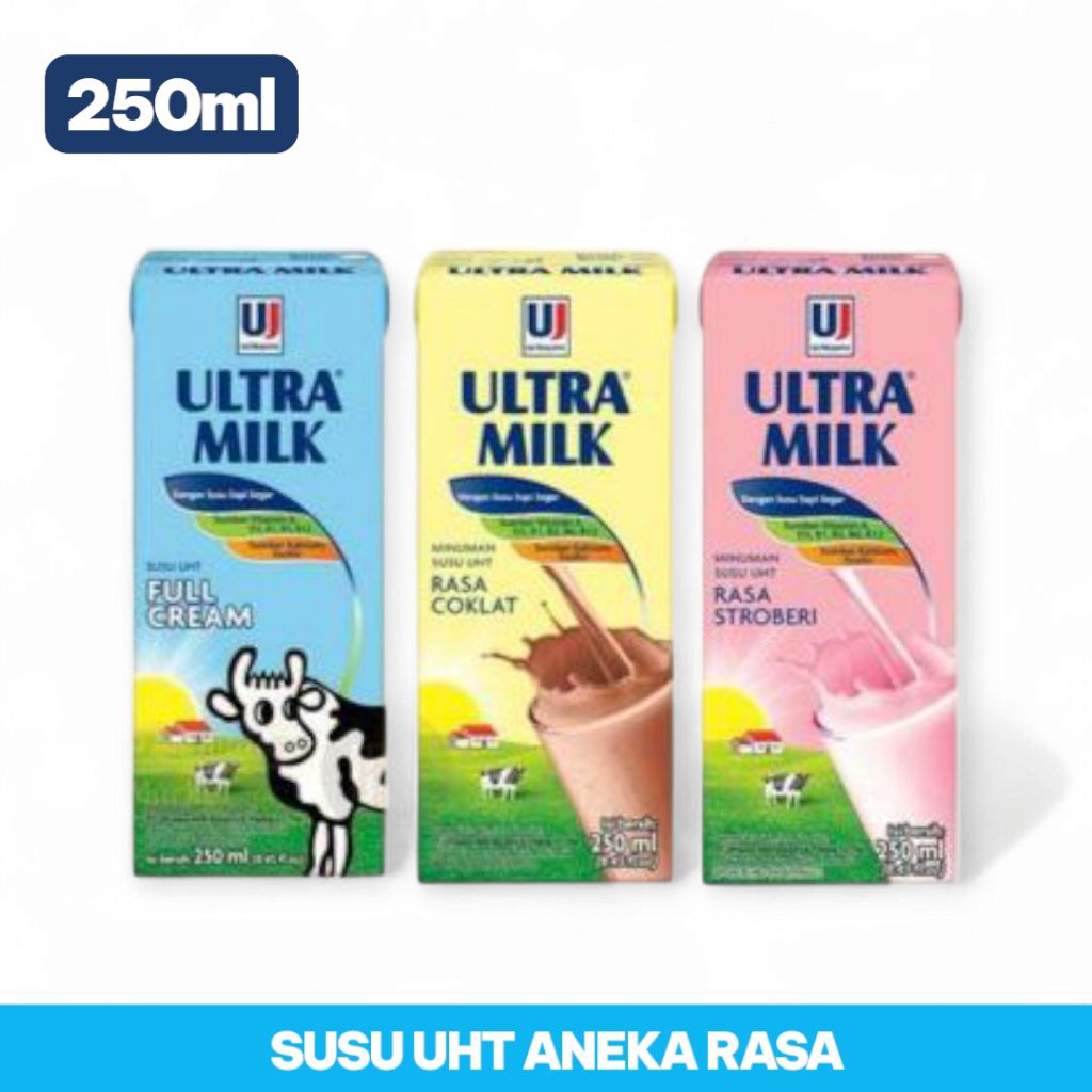 

SUSU ULTRA MILK Susu Uht 250ml ( Eceran )