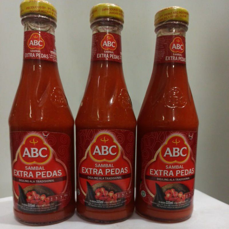 

ABC SAMBAL EXTRA PEDAS BOTOL 335 ML - SAUS SAMBAL