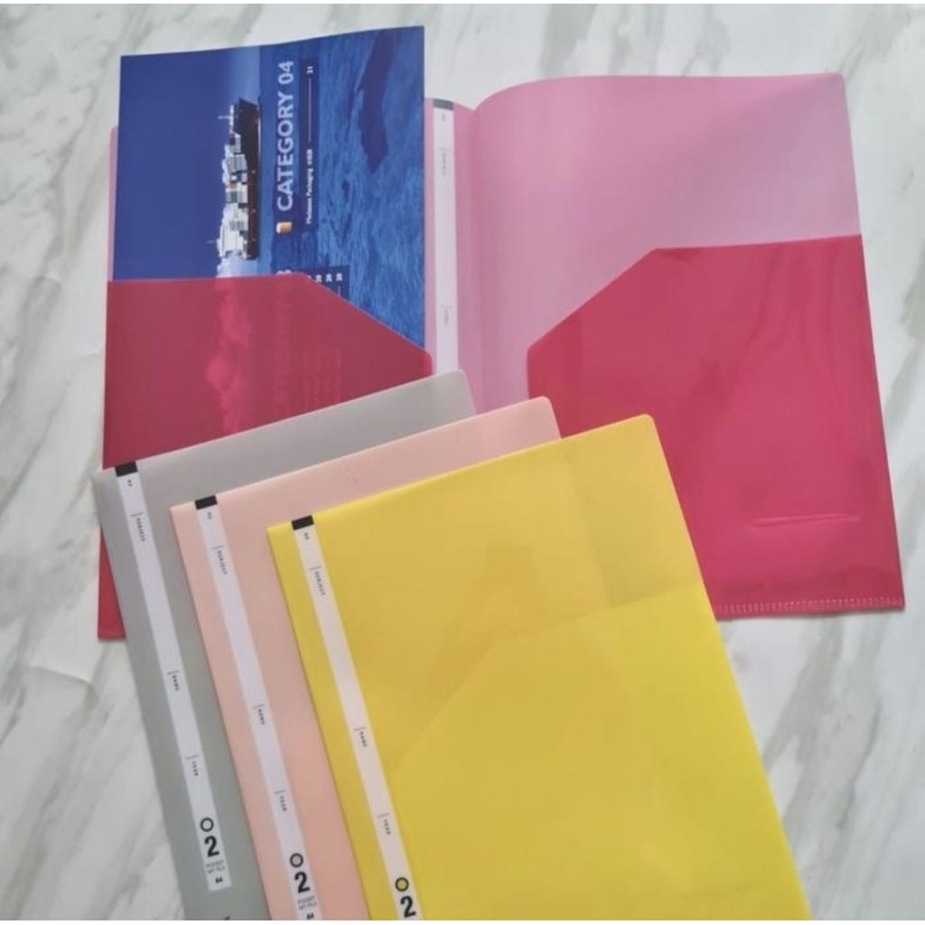 

Two Pocket File in various color, simple and neat