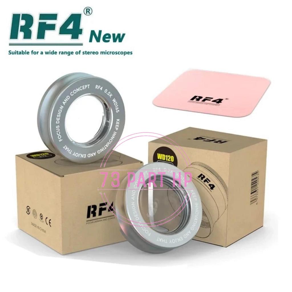 Lensa Mikroskop RF4 WD165 0.5X / WD120 0.7X - Lensa Zoom Pembesar Mikroskop