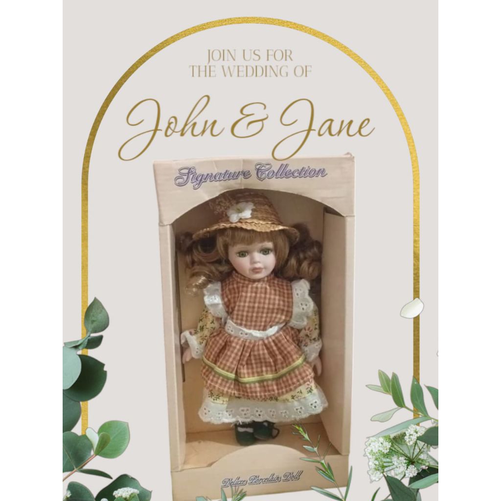 Deluxe Porcelain Doll. Signature Collection Vintage Dolls