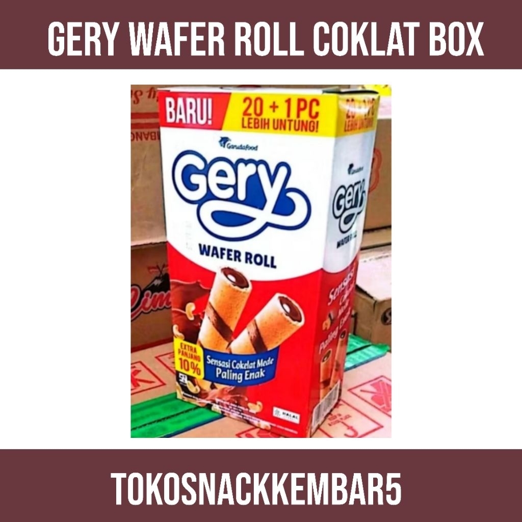 

Gery Wafer Roll Box isi 20