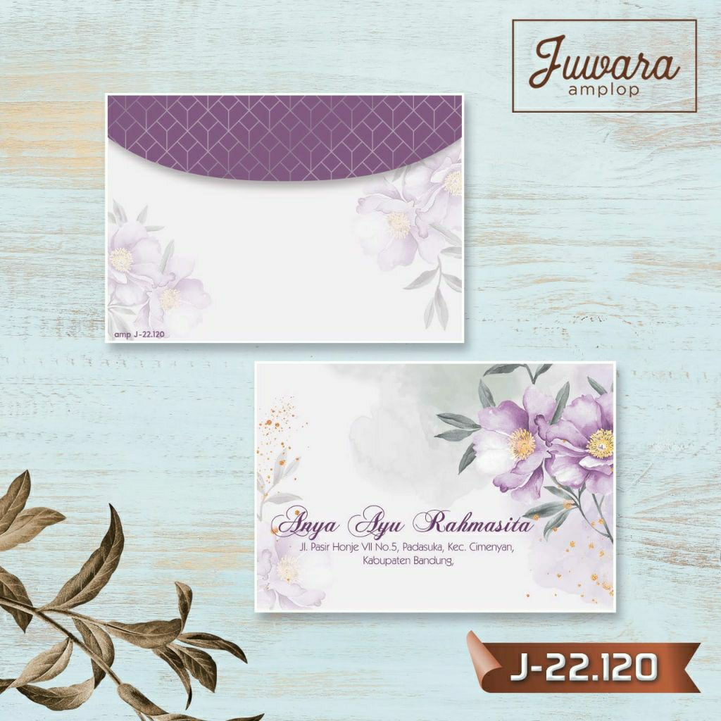 

Amplop Juwara/ amplop kondangan/sudah termasuk cetak nama dan alamat