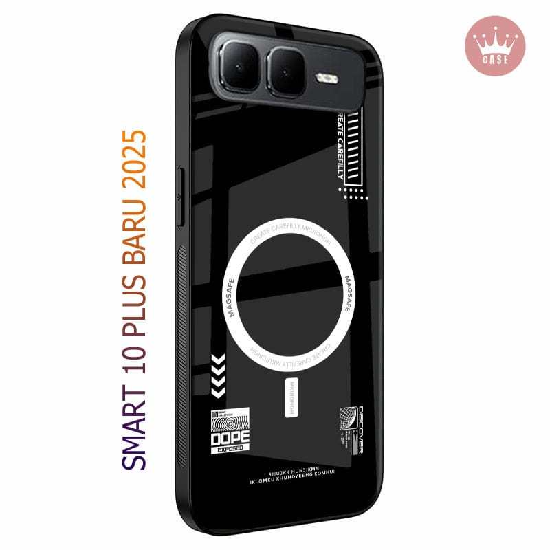 Softcase Kaca INFINIX SMART 10+ - casing handphone - INFINIX SMART 10+ [S85]