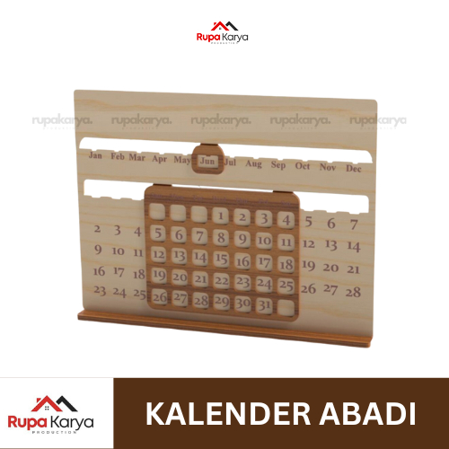 

Kalender Abadi Kayu, Elegan, Estetik, Vintage dan Fungsional