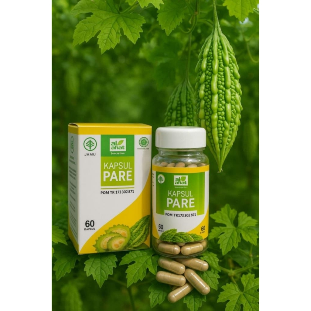 

Kapsul Pare 60 Kps Herbal Kencing Manis Diabetes
