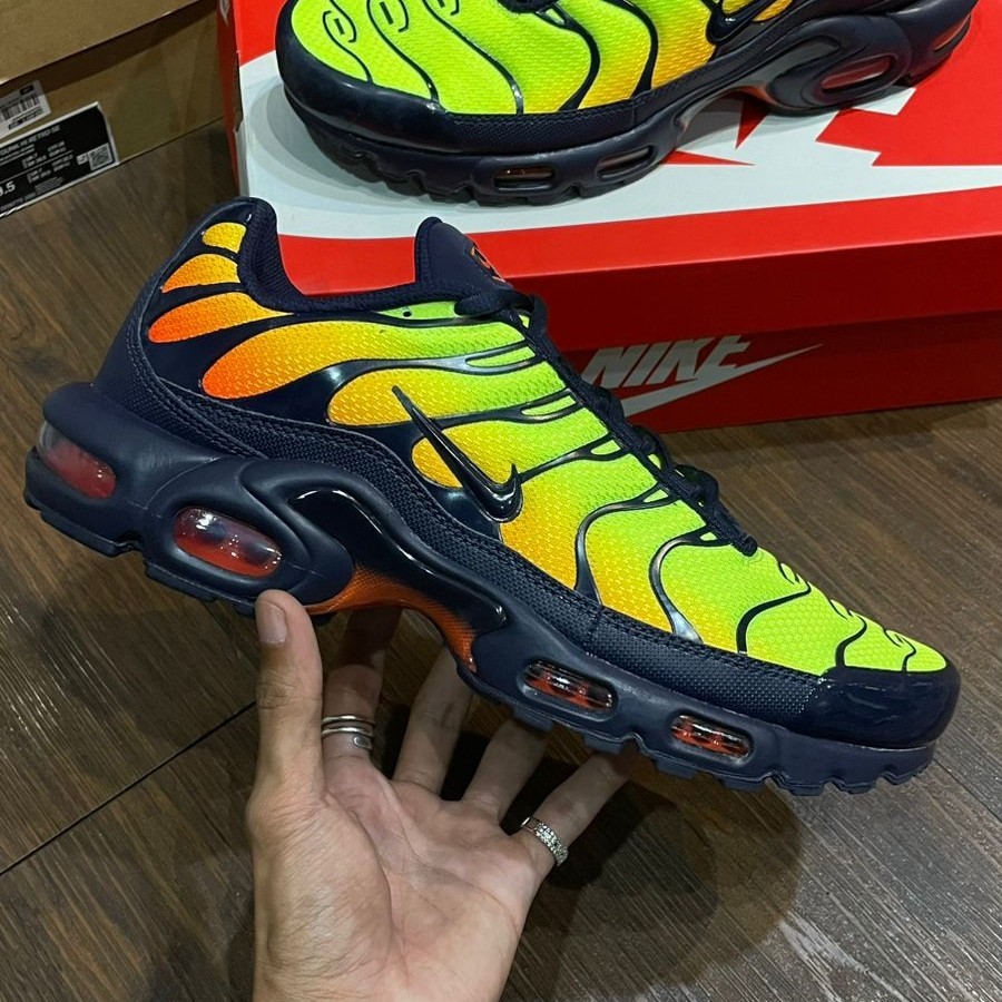 Sepatu TN Air Max Plus - Lemon Venom / Black Blue