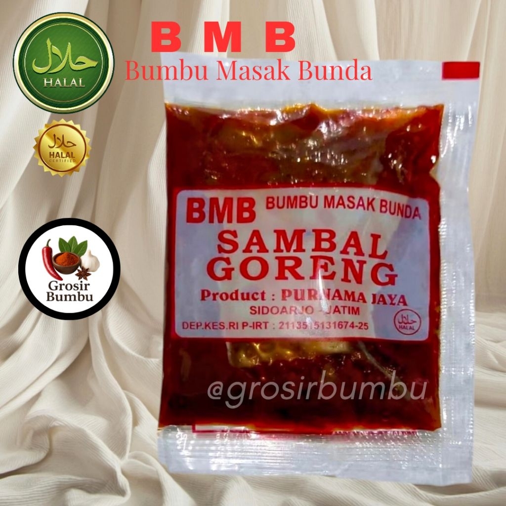 

BMB / Bumbu SAMBAL GORENG / Bumbu Masak Bunda / Bumbu Masak Instan